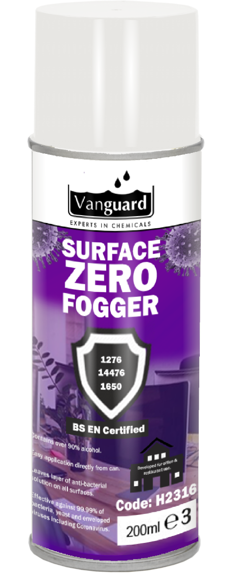 Vanguard Surface Zero Anti-Viral Fogger (200ml) BSEN 14476