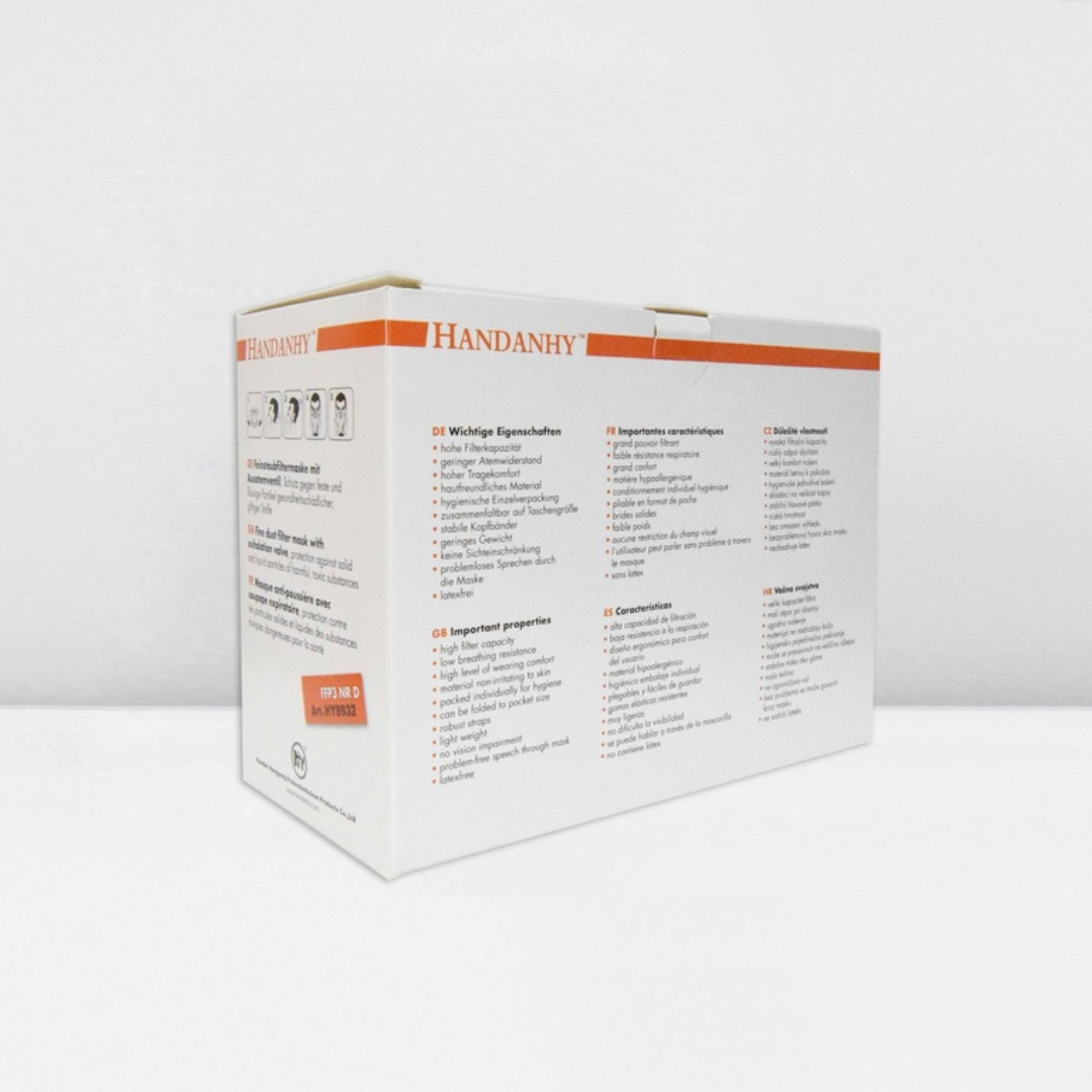 FFP3 Valved Face Mask  (10 masks)