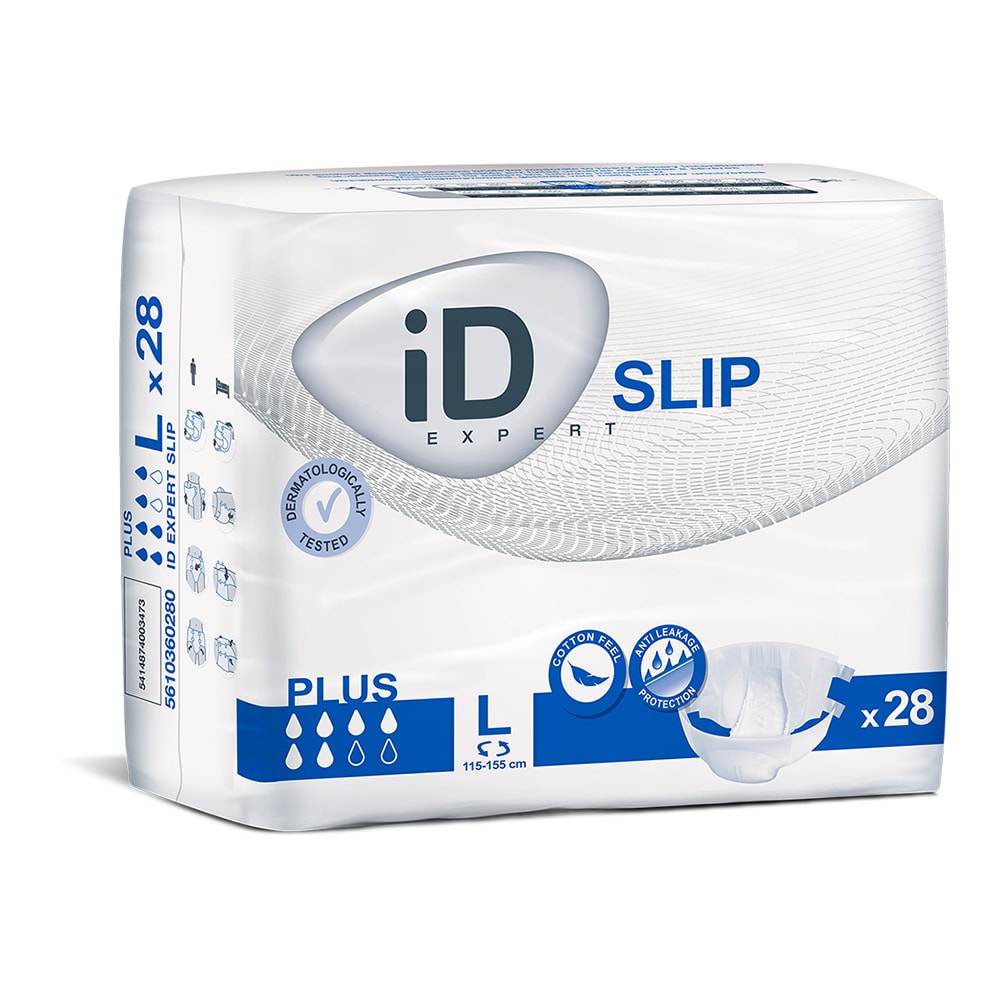 iD Expert Slip Plus - Large (Cotton Feel) - Pack of 28